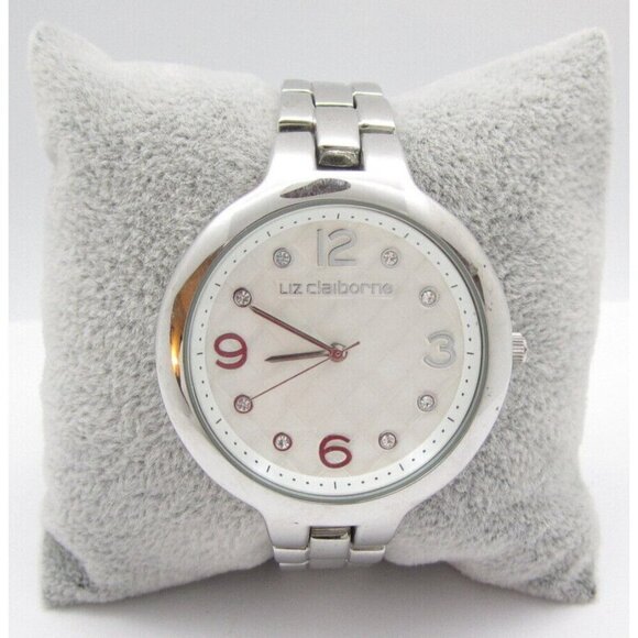 Women Liz Claiborne Quartz WR Analog 39mm Round Watch (H555) "New Battery" - Picture 1 of 9
